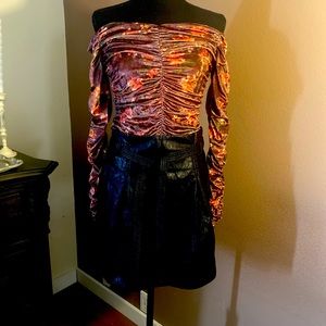 Free people velvet top